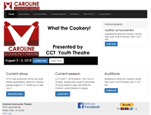 Tablet Screenshot of carolinetheatre.org